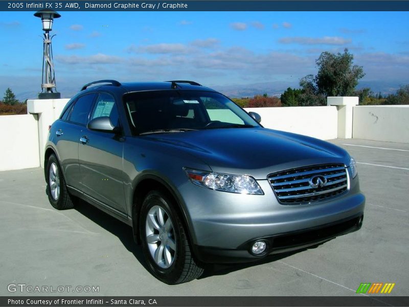 Diamond Graphite Gray / Graphite 2005 Infiniti FX 35 AWD