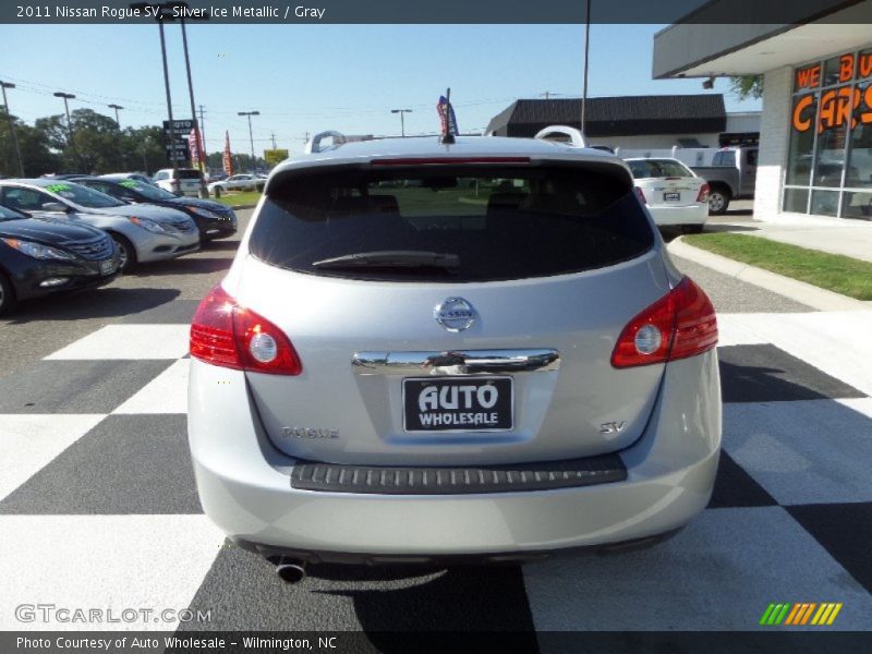 Silver Ice Metallic / Gray 2011 Nissan Rogue SV