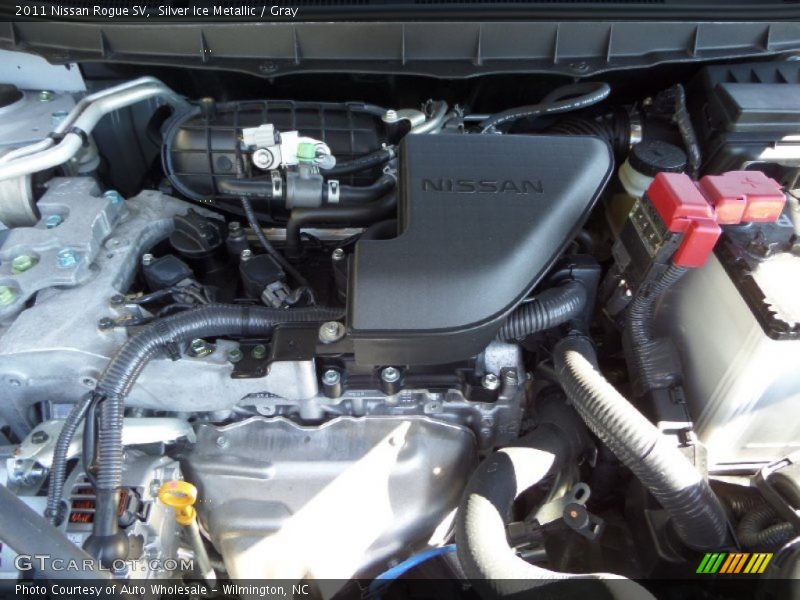Silver Ice Metallic / Gray 2011 Nissan Rogue SV