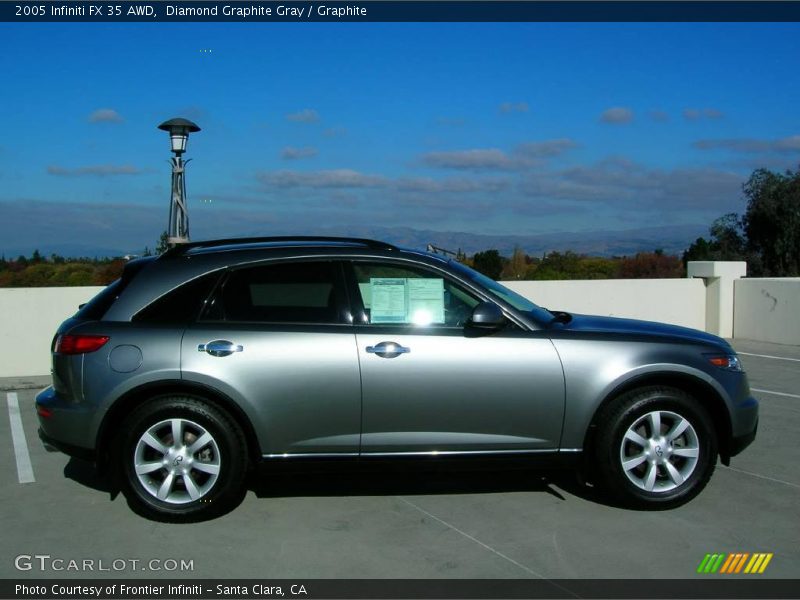 Diamond Graphite Gray / Graphite 2005 Infiniti FX 35 AWD