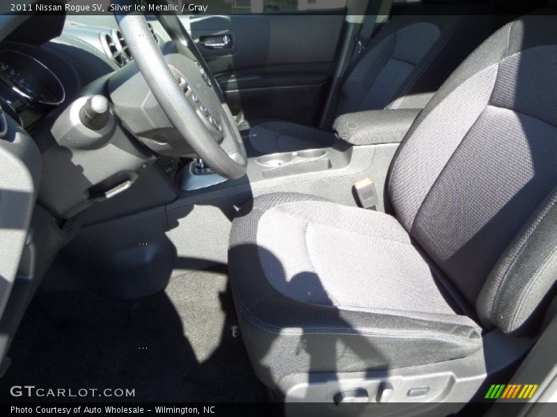 Silver Ice Metallic / Gray 2011 Nissan Rogue SV