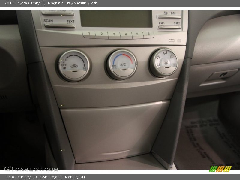 Magnetic Gray Metallic / Ash 2011 Toyota Camry LE