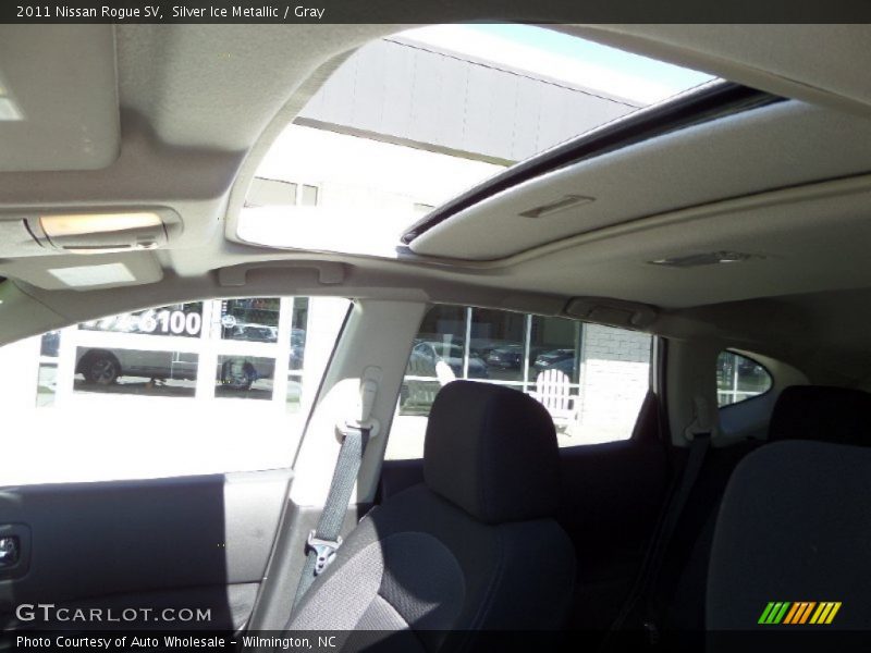 Silver Ice Metallic / Gray 2011 Nissan Rogue SV
