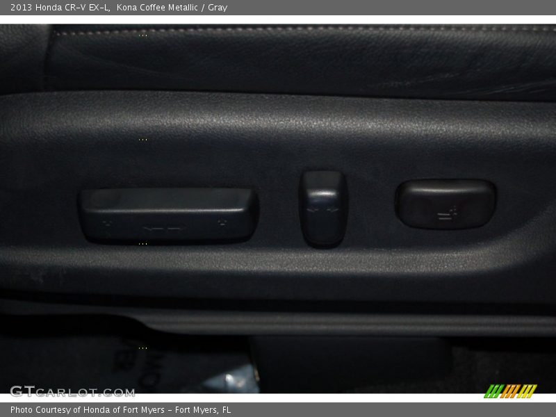 Kona Coffee Metallic / Gray 2013 Honda CR-V EX-L