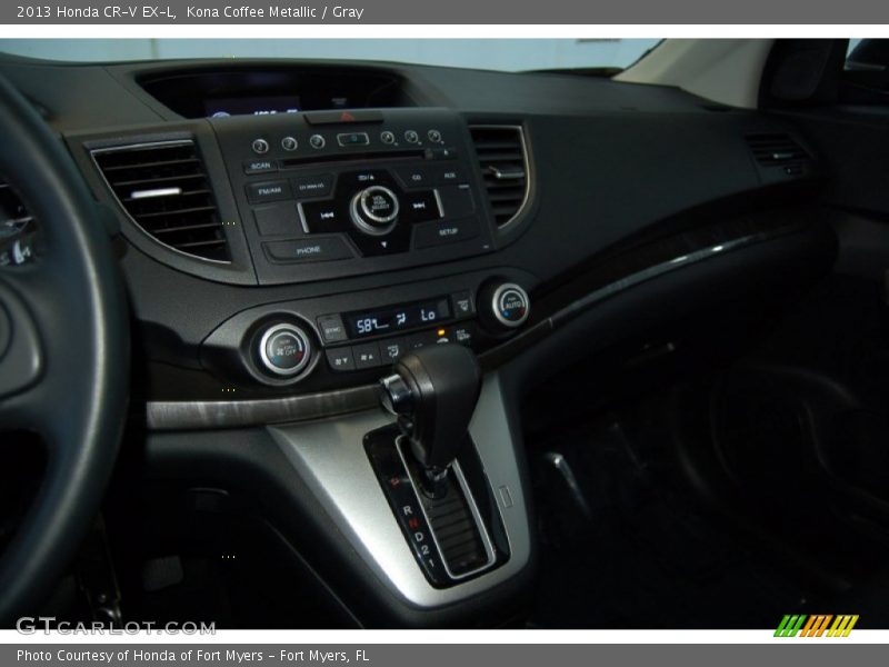 Kona Coffee Metallic / Gray 2013 Honda CR-V EX-L