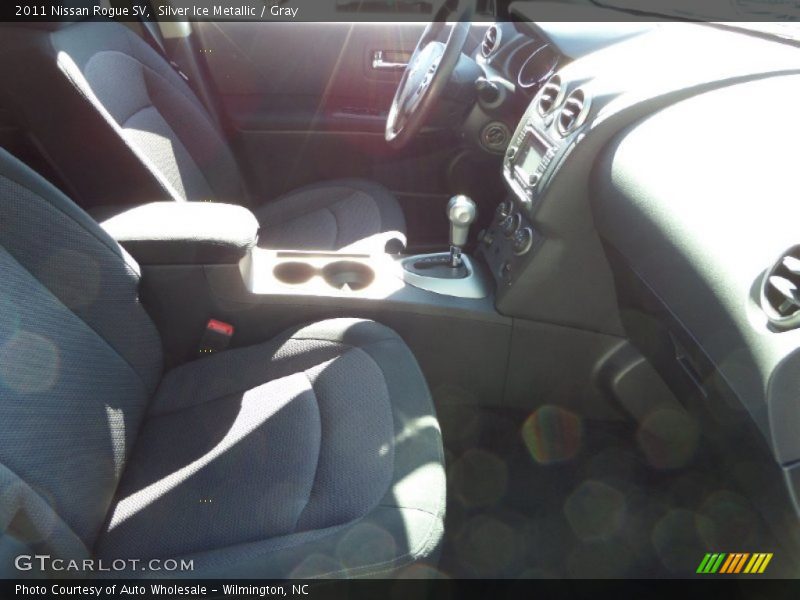 Silver Ice Metallic / Gray 2011 Nissan Rogue SV