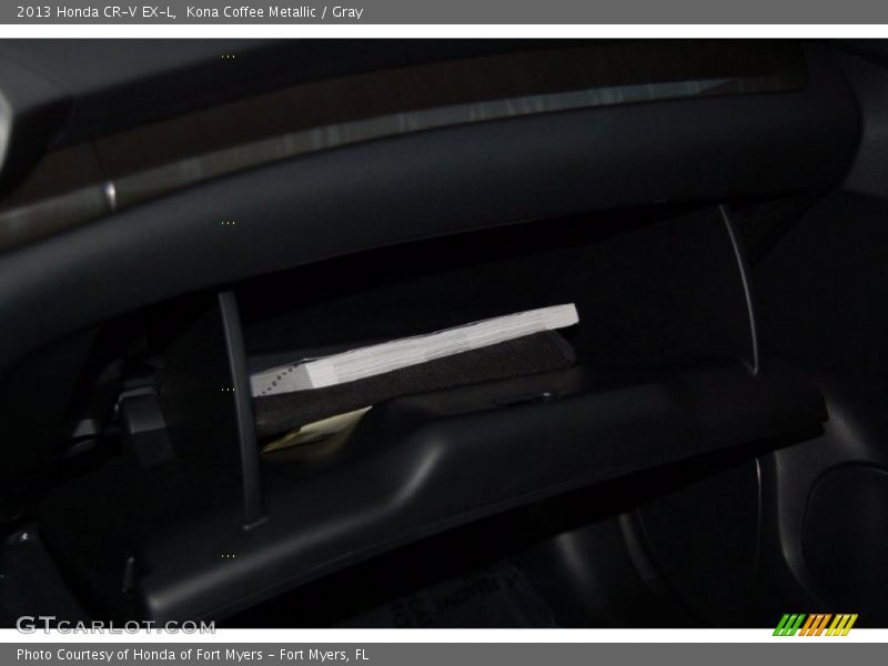 Kona Coffee Metallic / Gray 2013 Honda CR-V EX-L