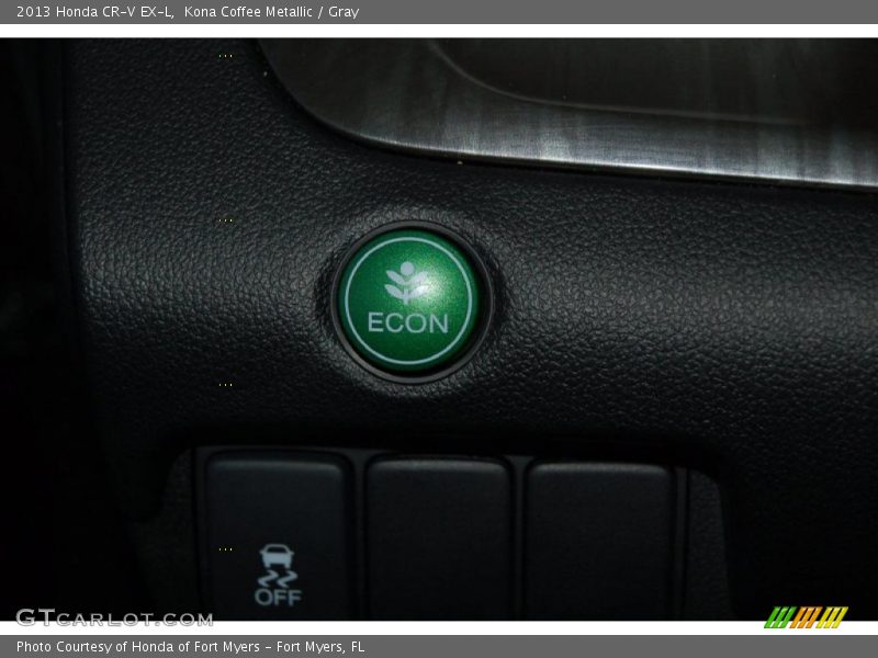 Kona Coffee Metallic / Gray 2013 Honda CR-V EX-L
