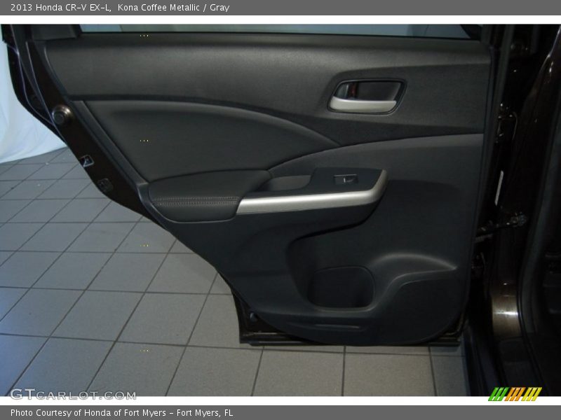 Kona Coffee Metallic / Gray 2013 Honda CR-V EX-L