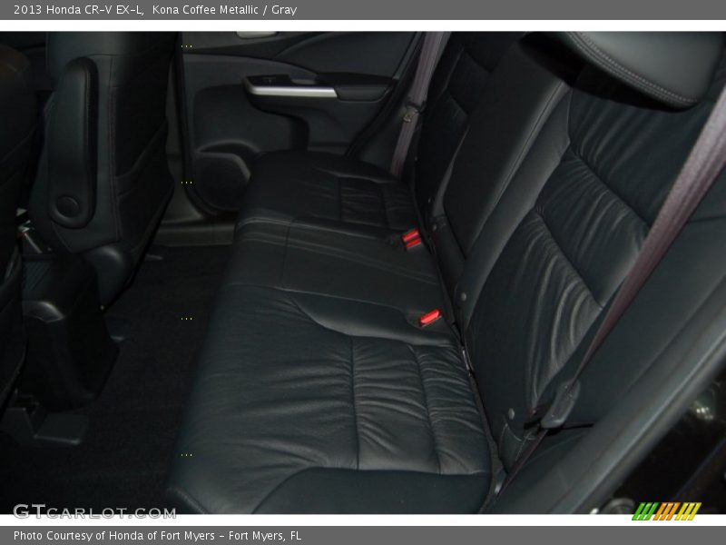 Kona Coffee Metallic / Gray 2013 Honda CR-V EX-L