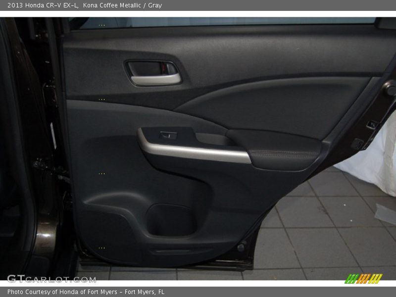 Kona Coffee Metallic / Gray 2013 Honda CR-V EX-L