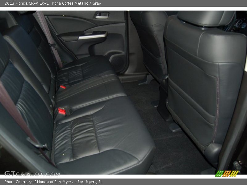 Kona Coffee Metallic / Gray 2013 Honda CR-V EX-L