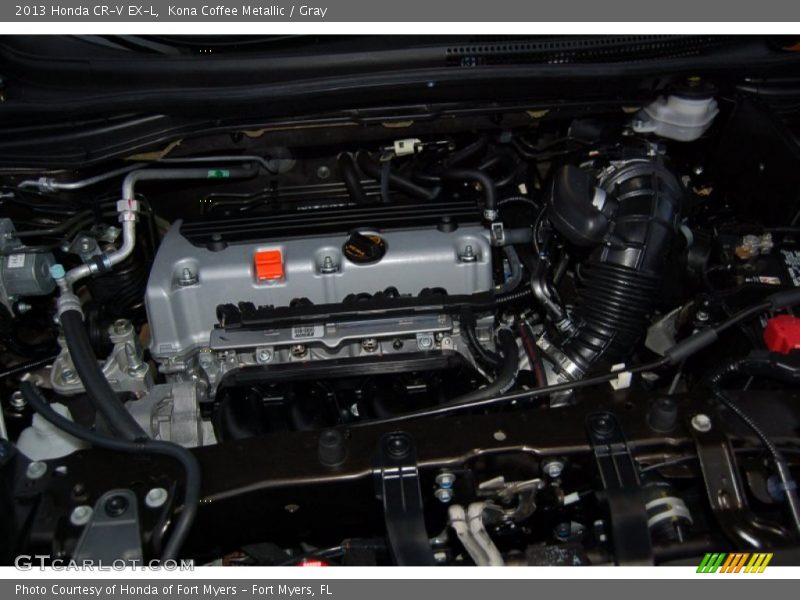 Kona Coffee Metallic / Gray 2013 Honda CR-V EX-L