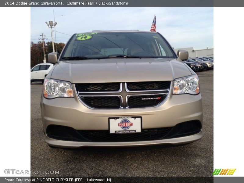 Cashmere Pearl / Black/Sandstorm 2014 Dodge Grand Caravan SXT