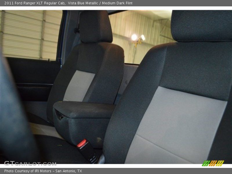 Vista Blue Metallic / Medium Dark Flint 2011 Ford Ranger XLT Regular Cab