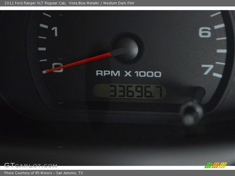Vista Blue Metallic / Medium Dark Flint 2011 Ford Ranger XLT Regular Cab