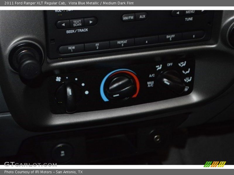 Vista Blue Metallic / Medium Dark Flint 2011 Ford Ranger XLT Regular Cab