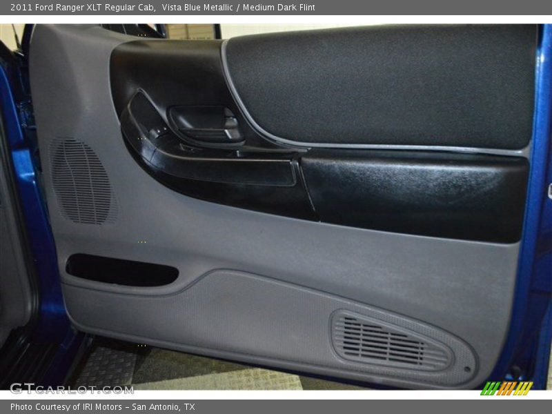 Vista Blue Metallic / Medium Dark Flint 2011 Ford Ranger XLT Regular Cab