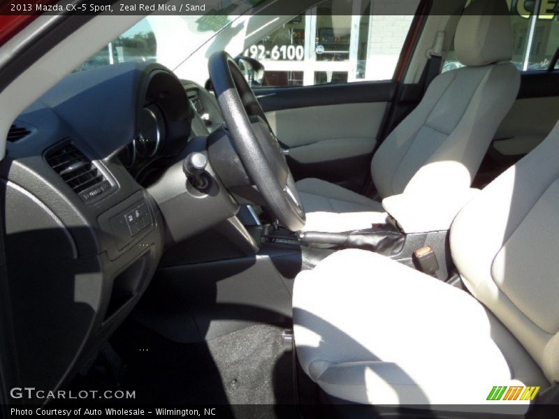 Zeal Red Mica / Sand 2013 Mazda CX-5 Sport