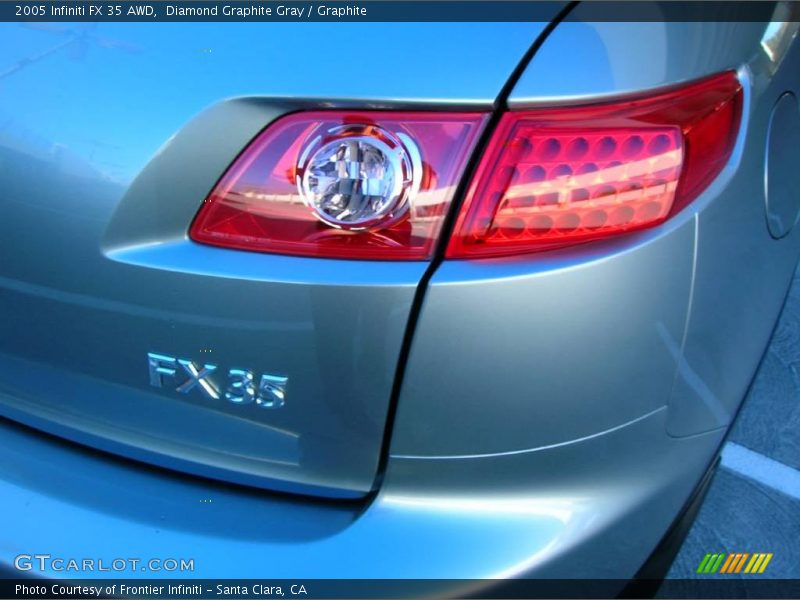 Diamond Graphite Gray / Graphite 2005 Infiniti FX 35 AWD