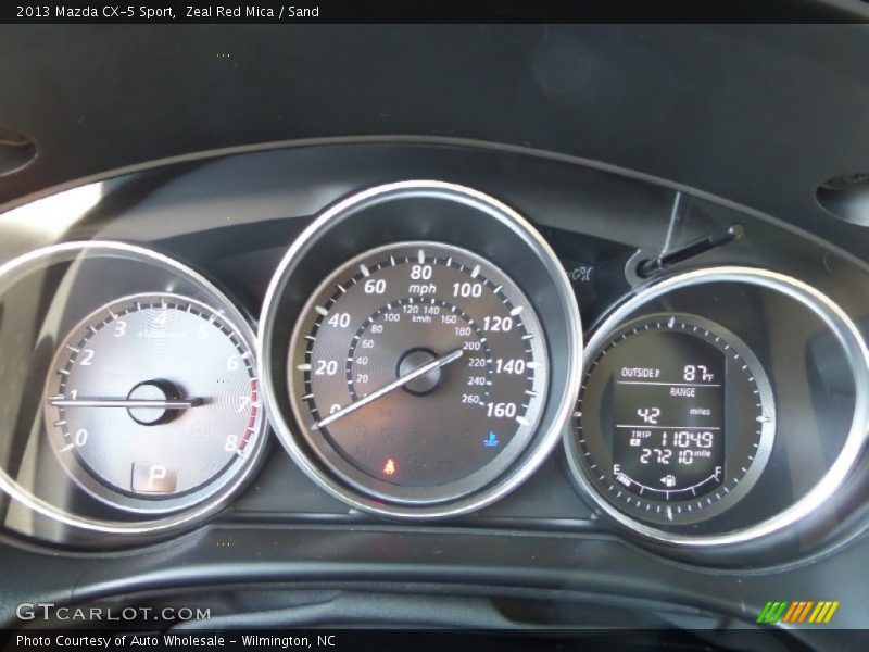 Zeal Red Mica / Sand 2013 Mazda CX-5 Sport