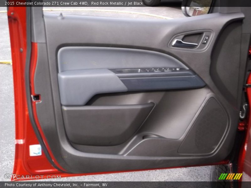 Red Rock Metallic / Jet Black 2015 Chevrolet Colorado Z71 Crew Cab 4WD