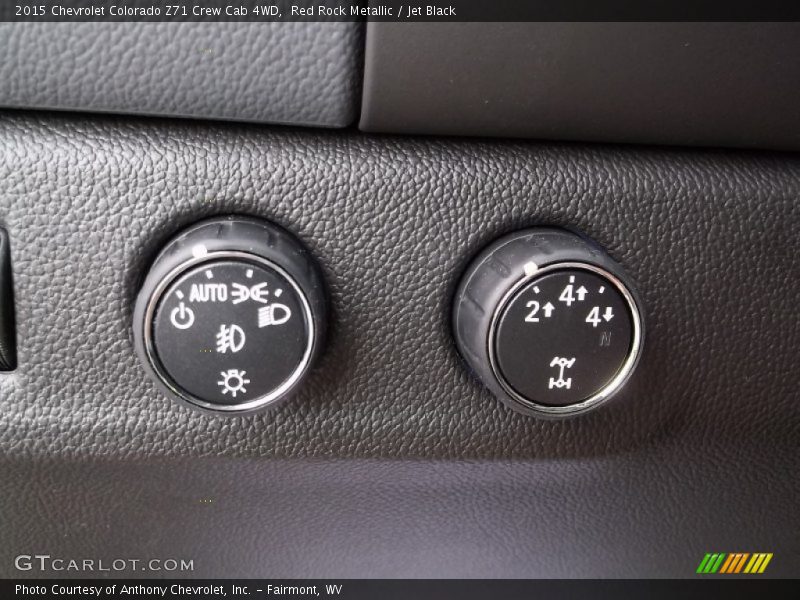 Red Rock Metallic / Jet Black 2015 Chevrolet Colorado Z71 Crew Cab 4WD