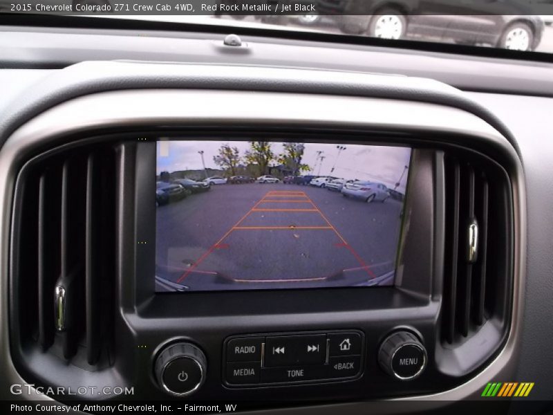 Red Rock Metallic / Jet Black 2015 Chevrolet Colorado Z71 Crew Cab 4WD