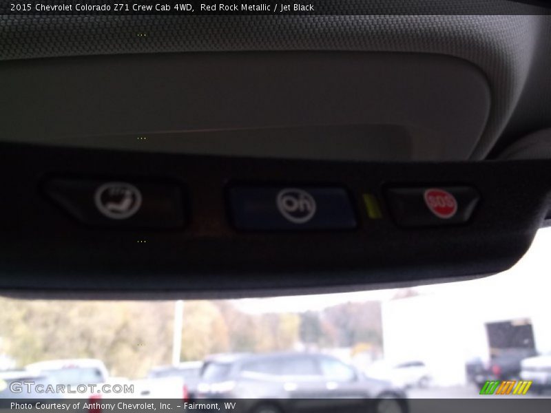 Red Rock Metallic / Jet Black 2015 Chevrolet Colorado Z71 Crew Cab 4WD
