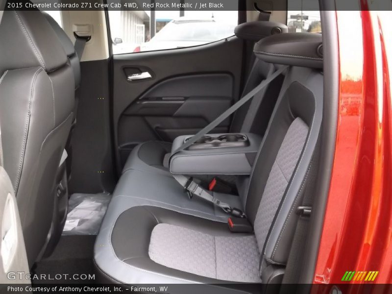 Red Rock Metallic / Jet Black 2015 Chevrolet Colorado Z71 Crew Cab 4WD