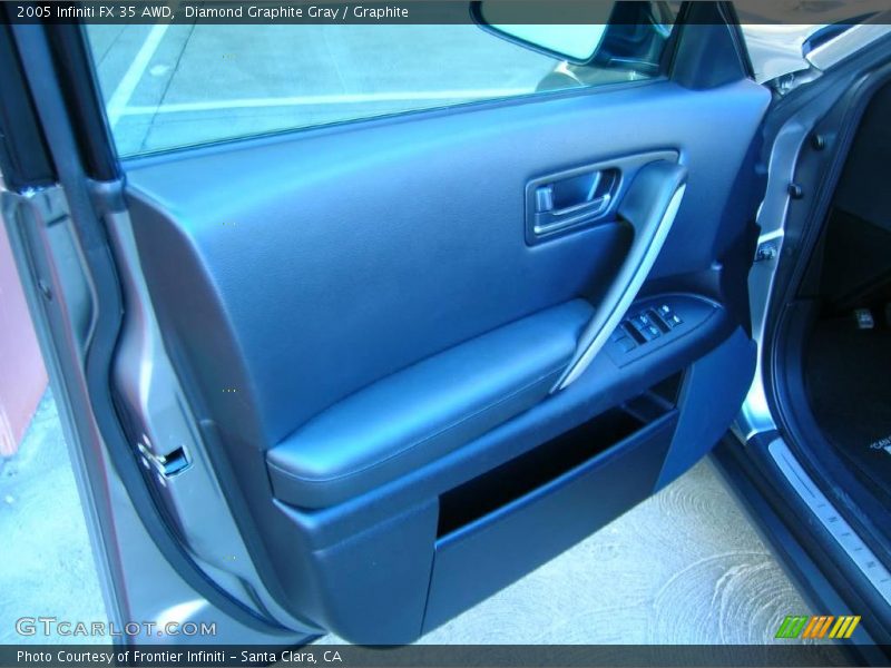 Diamond Graphite Gray / Graphite 2005 Infiniti FX 35 AWD