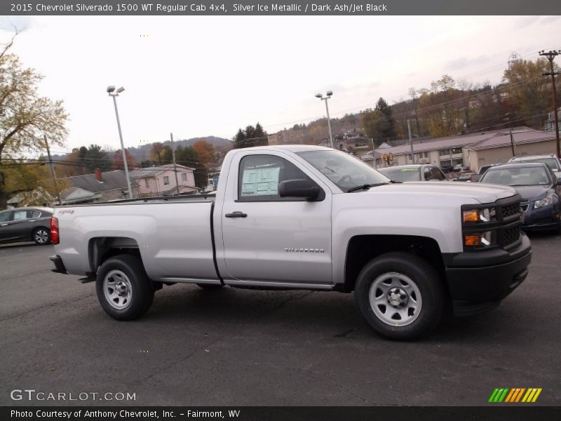  2015 Silverado 1500 WT Regular Cab 4x4 Silver Ice Metallic