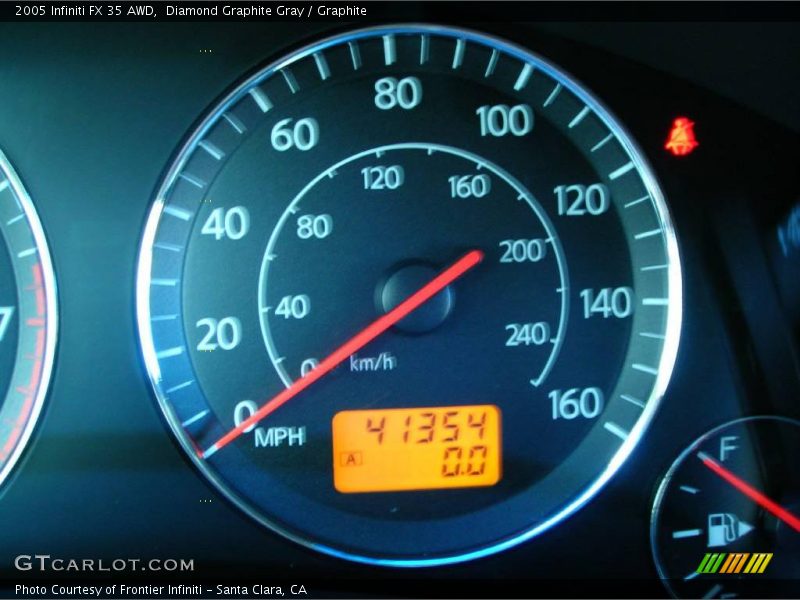 Diamond Graphite Gray / Graphite 2005 Infiniti FX 35 AWD