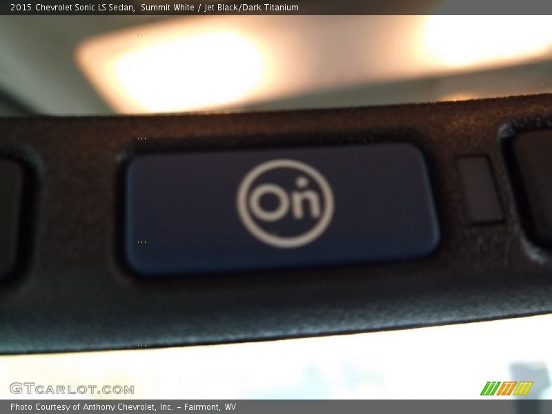 Summit White / Jet Black/Dark Titanium 2015 Chevrolet Sonic LS Sedan