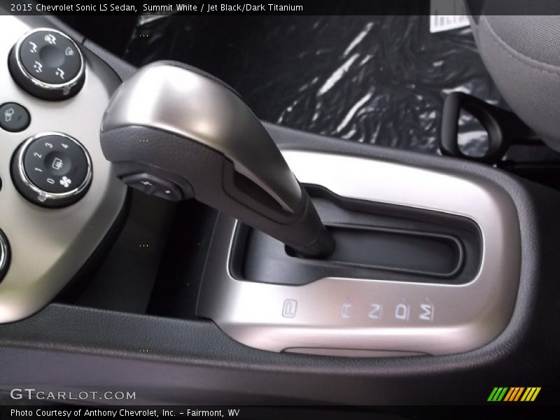 Summit White / Jet Black/Dark Titanium 2015 Chevrolet Sonic LS Sedan