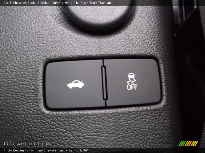 Summit White / Jet Black/Dark Titanium 2015 Chevrolet Sonic LS Sedan