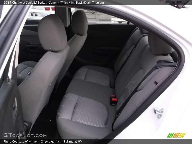 Summit White / Jet Black/Dark Titanium 2015 Chevrolet Sonic LS Sedan