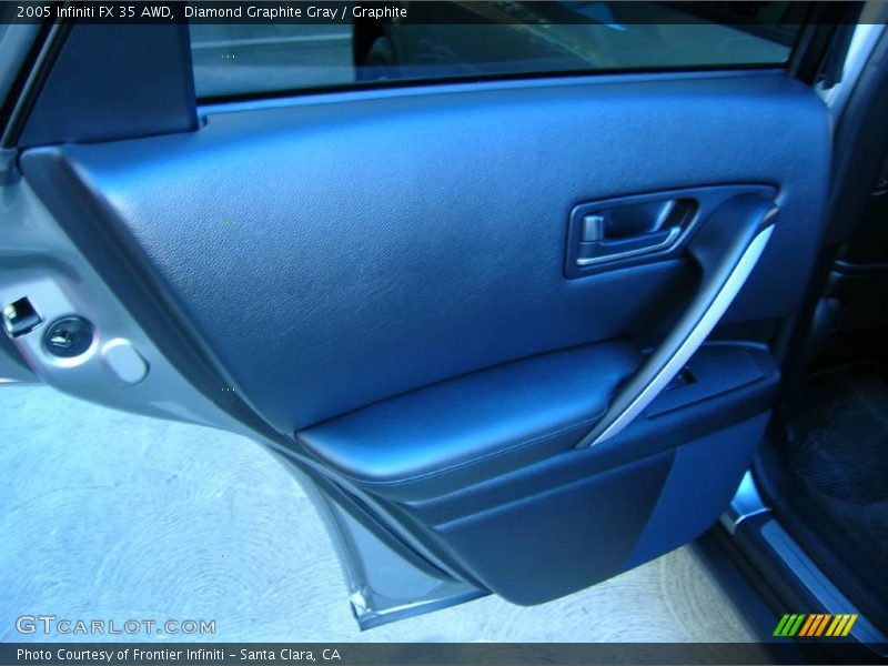 Diamond Graphite Gray / Graphite 2005 Infiniti FX 35 AWD