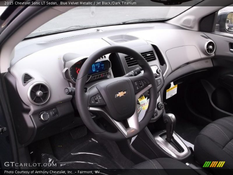 Blue Velvet Metallic / Jet Black/Dark Titanium 2015 Chevrolet Sonic LT Sedan