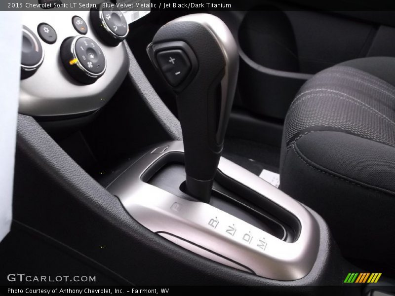 Blue Velvet Metallic / Jet Black/Dark Titanium 2015 Chevrolet Sonic LT Sedan