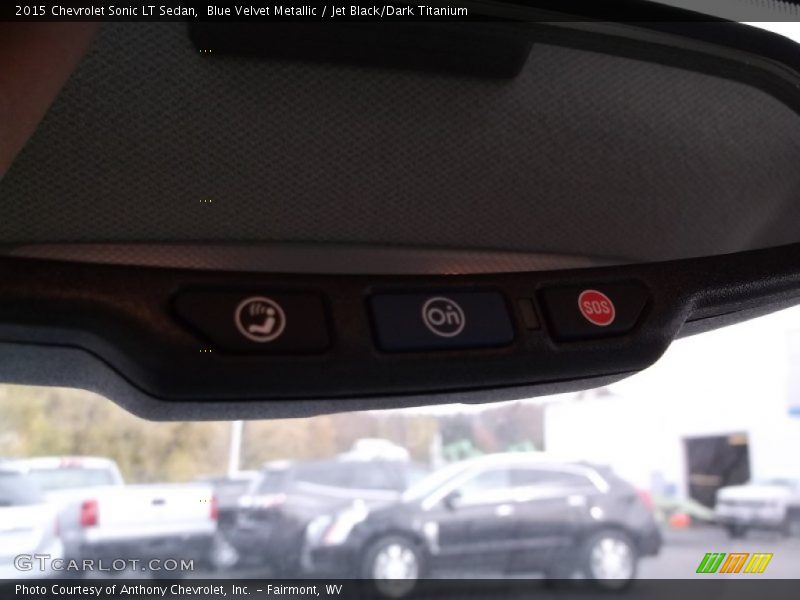 Blue Velvet Metallic / Jet Black/Dark Titanium 2015 Chevrolet Sonic LT Sedan