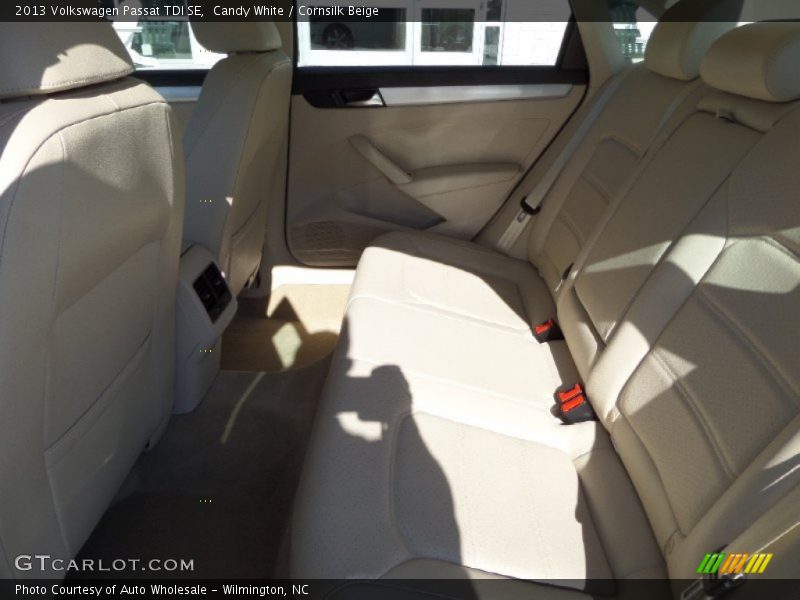 Candy White / Cornsilk Beige 2013 Volkswagen Passat TDI SE