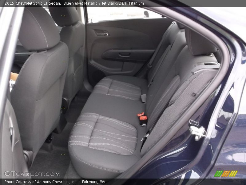 Blue Velvet Metallic / Jet Black/Dark Titanium 2015 Chevrolet Sonic LT Sedan