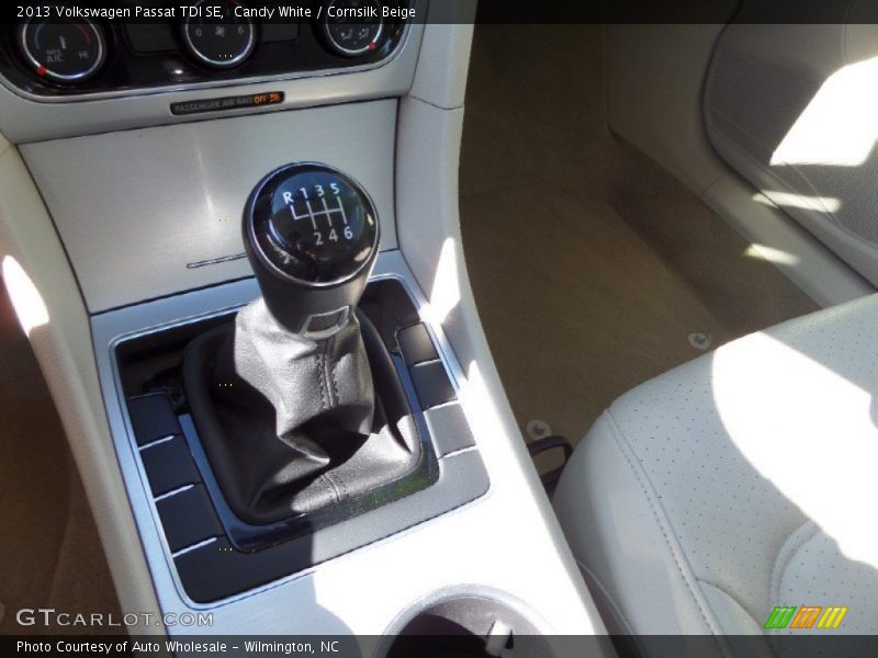 Candy White / Cornsilk Beige 2013 Volkswagen Passat TDI SE