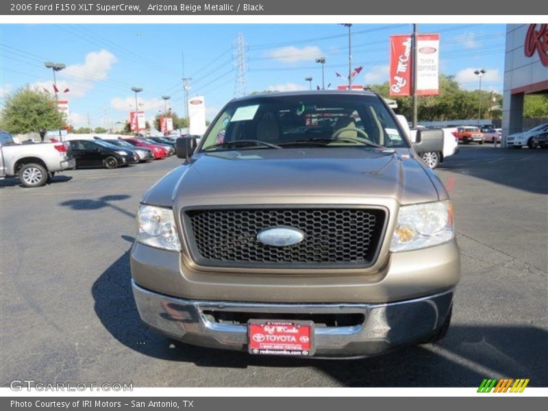 Arizona Beige Metallic / Black 2006 Ford F150 XLT SuperCrew