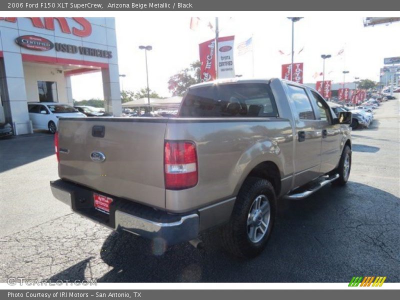 Arizona Beige Metallic / Black 2006 Ford F150 XLT SuperCrew