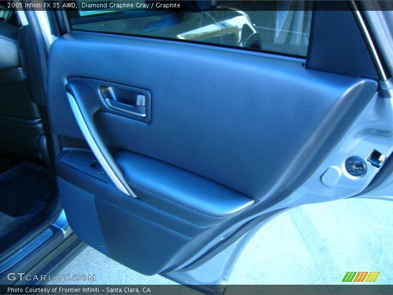 Diamond Graphite Gray / Graphite 2005 Infiniti FX 35 AWD