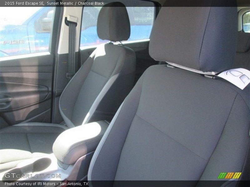 Sunset Metallic / Charcoal Black 2015 Ford Escape SE