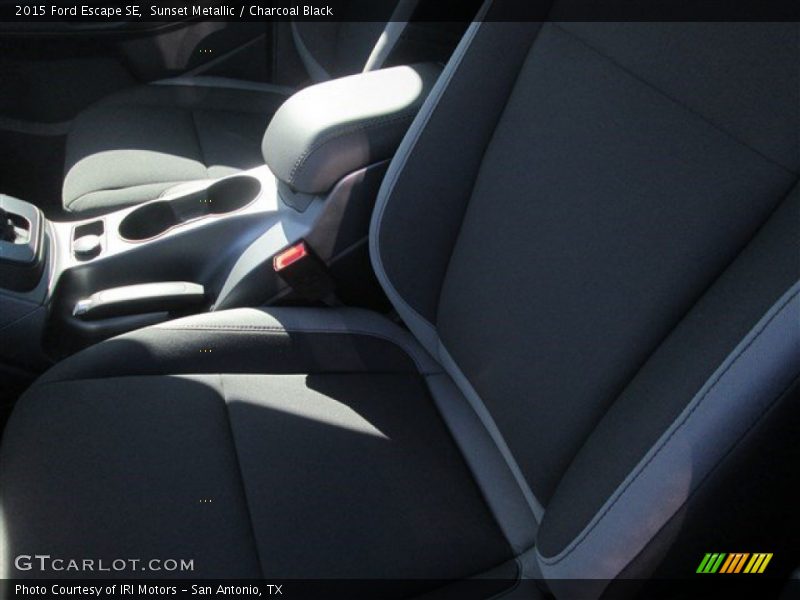 Sunset Metallic / Charcoal Black 2015 Ford Escape SE