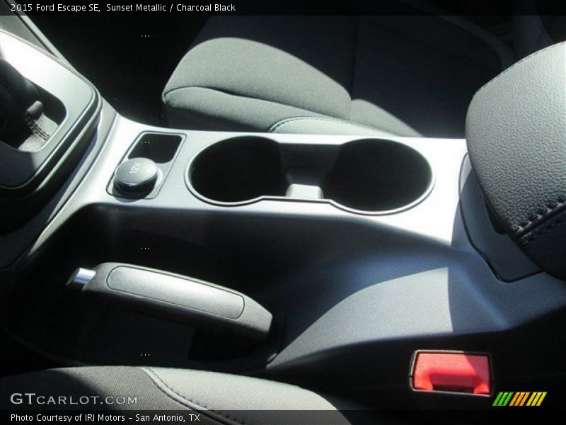 Sunset Metallic / Charcoal Black 2015 Ford Escape SE